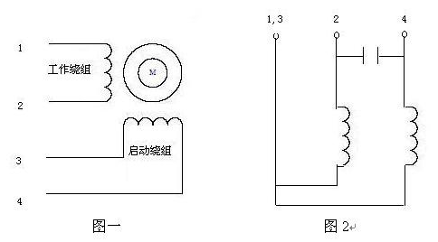 單相電機正反轉(zhuǎn)接線圖及其工作原理